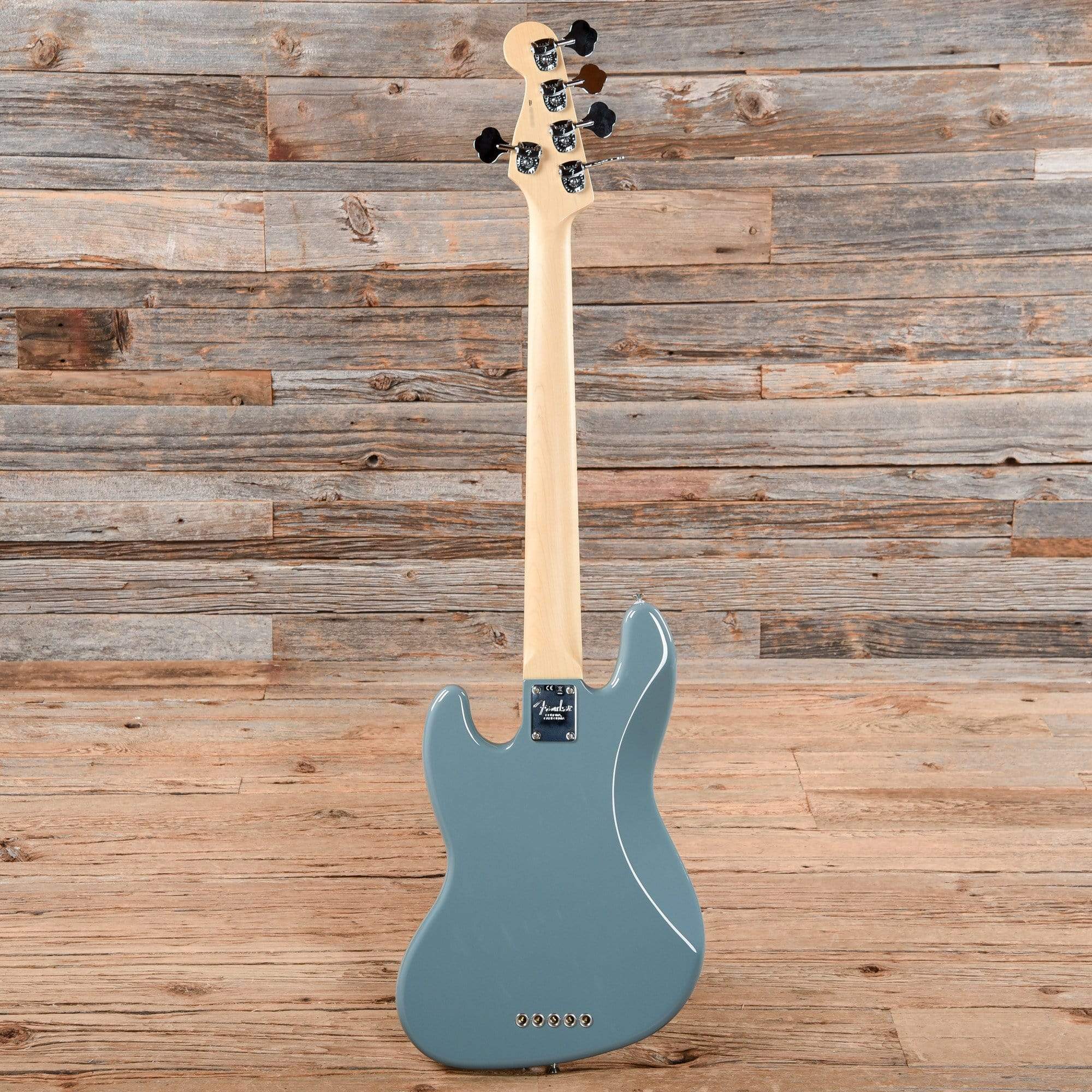 Fender American Pro Jazz Bass V Sonic Gray w/Parchment Pickguard USED Bass Guitars / 5-String or More