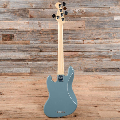 Fender American Pro Jazz Bass V Sonic Gray w/Parchment Pickguard USED Bass Guitars / 5-String or More