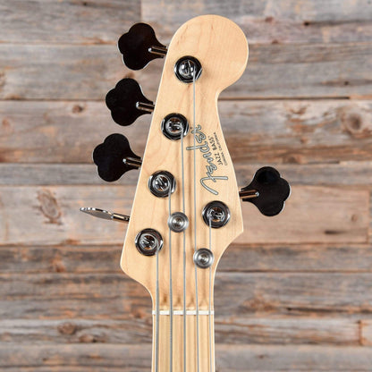 Fender American Pro Jazz Bass V Sonic Gray w/Parchment Pickguard USED Bass Guitars / 5-String or More