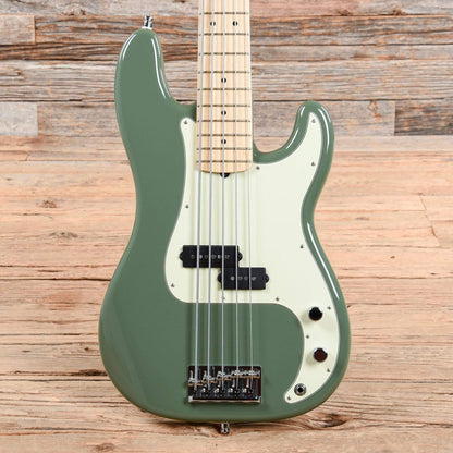 Fender American Pro Precision Bass V Antique Olive 2019 Bass Guitars / 5-String or More
