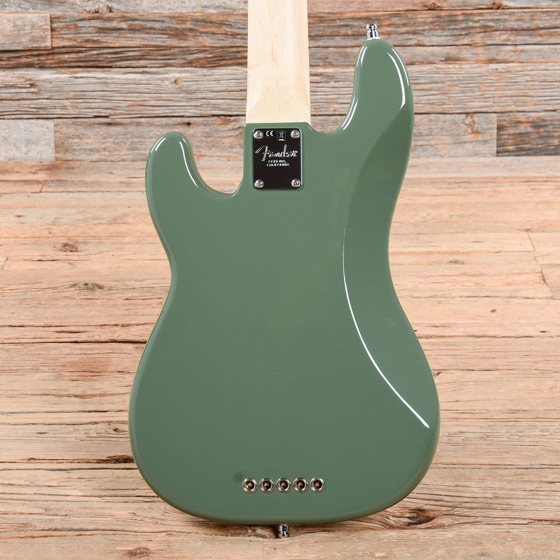 Fender American Pro Precision Bass V Antique Olive 2019 Bass Guitars / 5-String or More