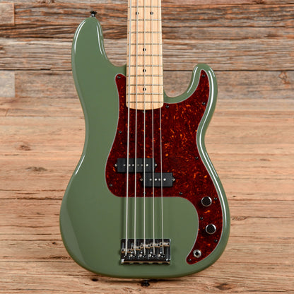 Fender American Pro Precision Bass V Antique Olive 2019 Bass Guitars / 5-String or More