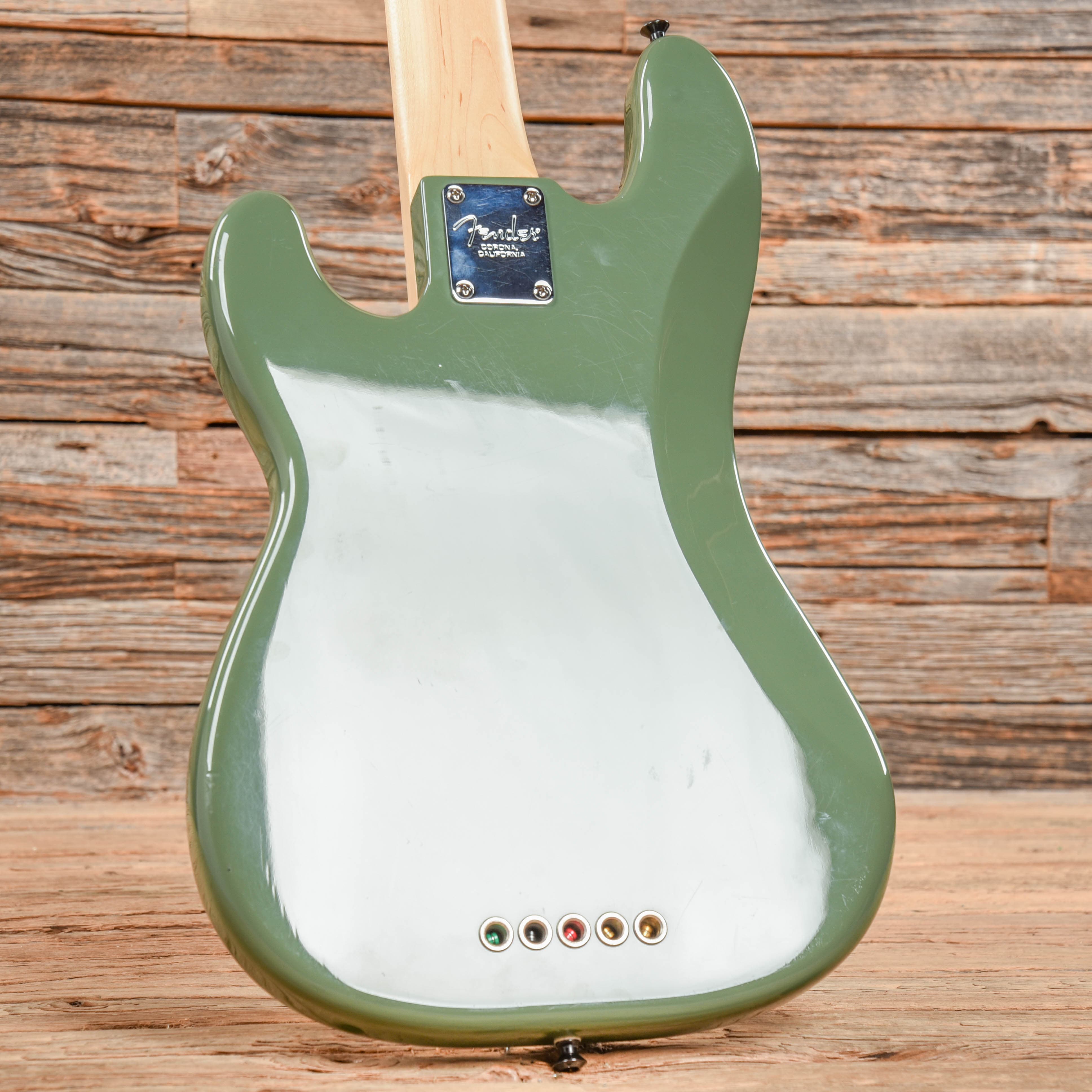Fender American Pro Precision Bass V Antique Olive 2019 Bass Guitars / 5-String or More