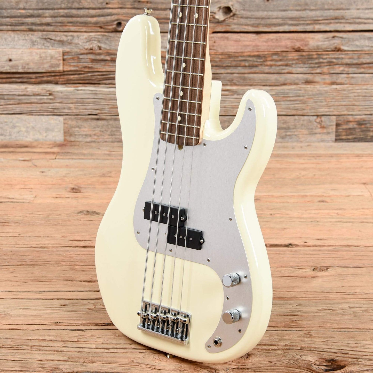 Fender American Pro Precision Bass V Olympic White 2019 Bass Guitars / 5-String or More