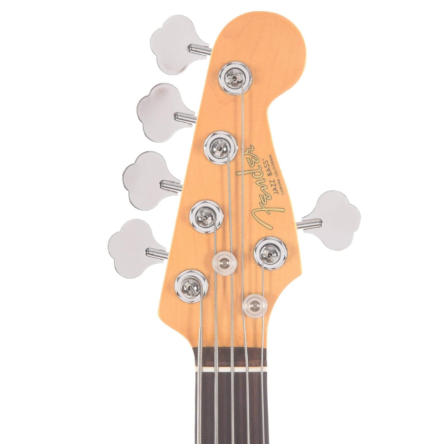 Fender American Professional II Jazz Bass V Olympic White Bass Guitars / 5-String or More