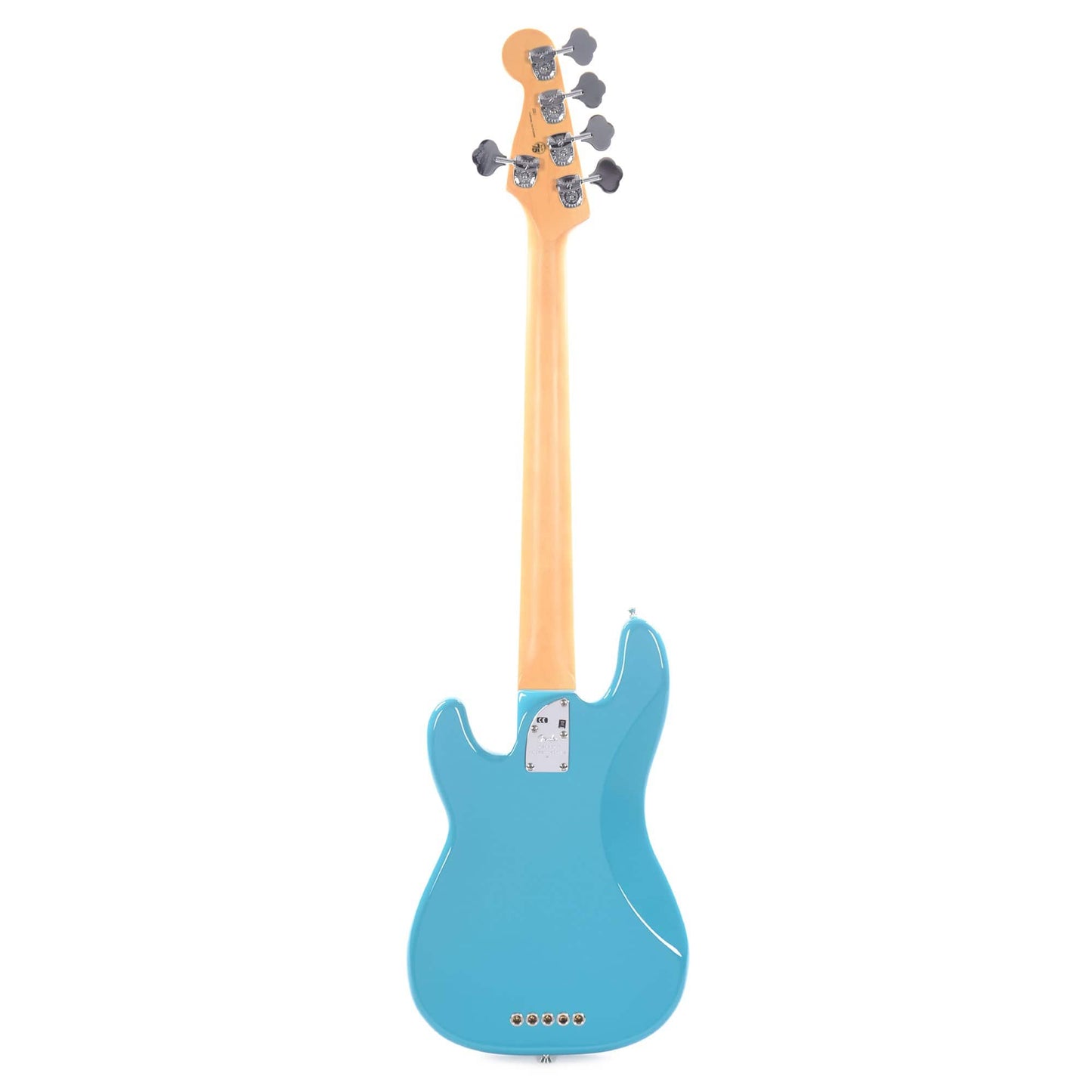 Fender American Professional II Precision Bass V Miami Blue Bass Guitars / 5-String or More