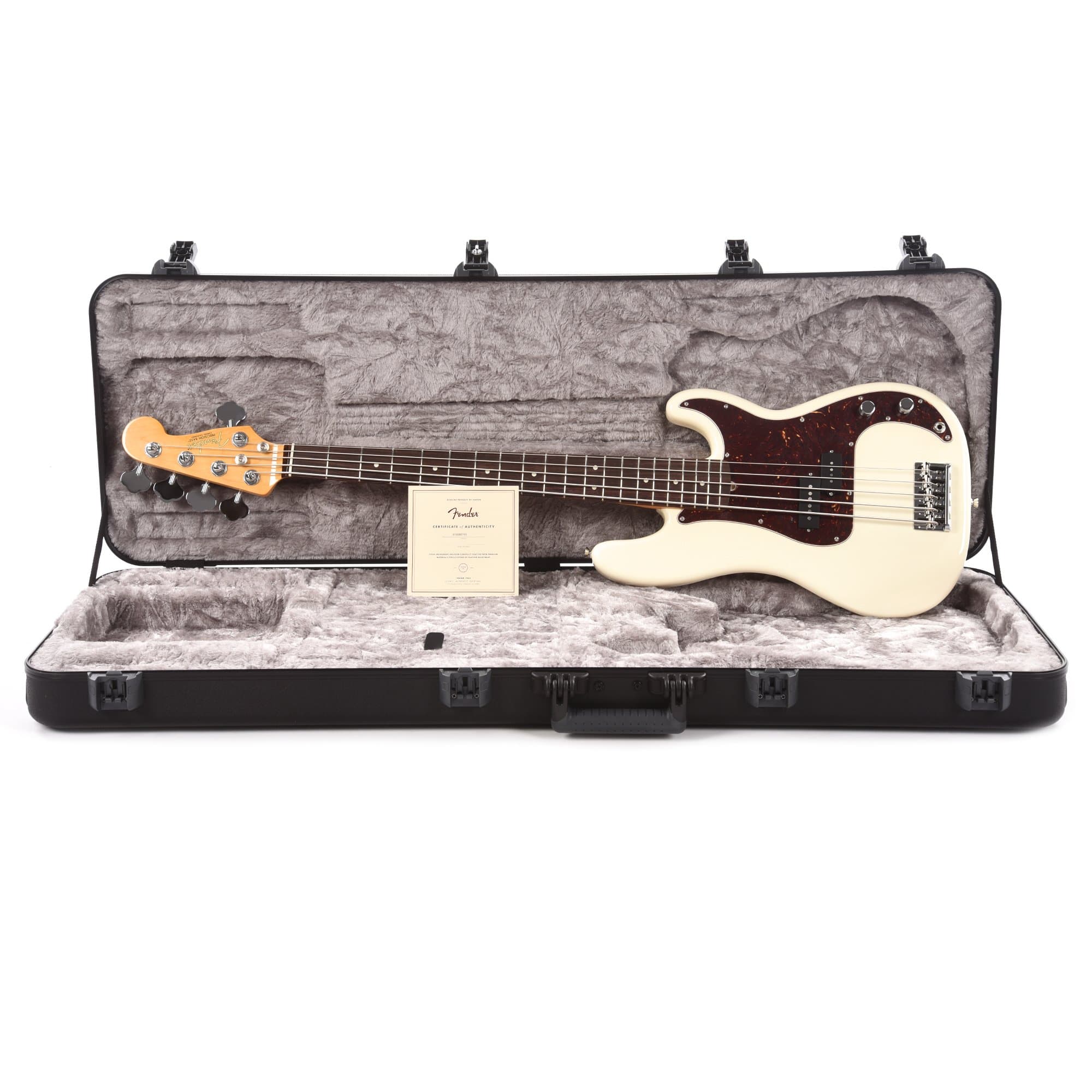 Fender American Professional II Precision Bass V Olympic White Bass Guitars / 5-String or More