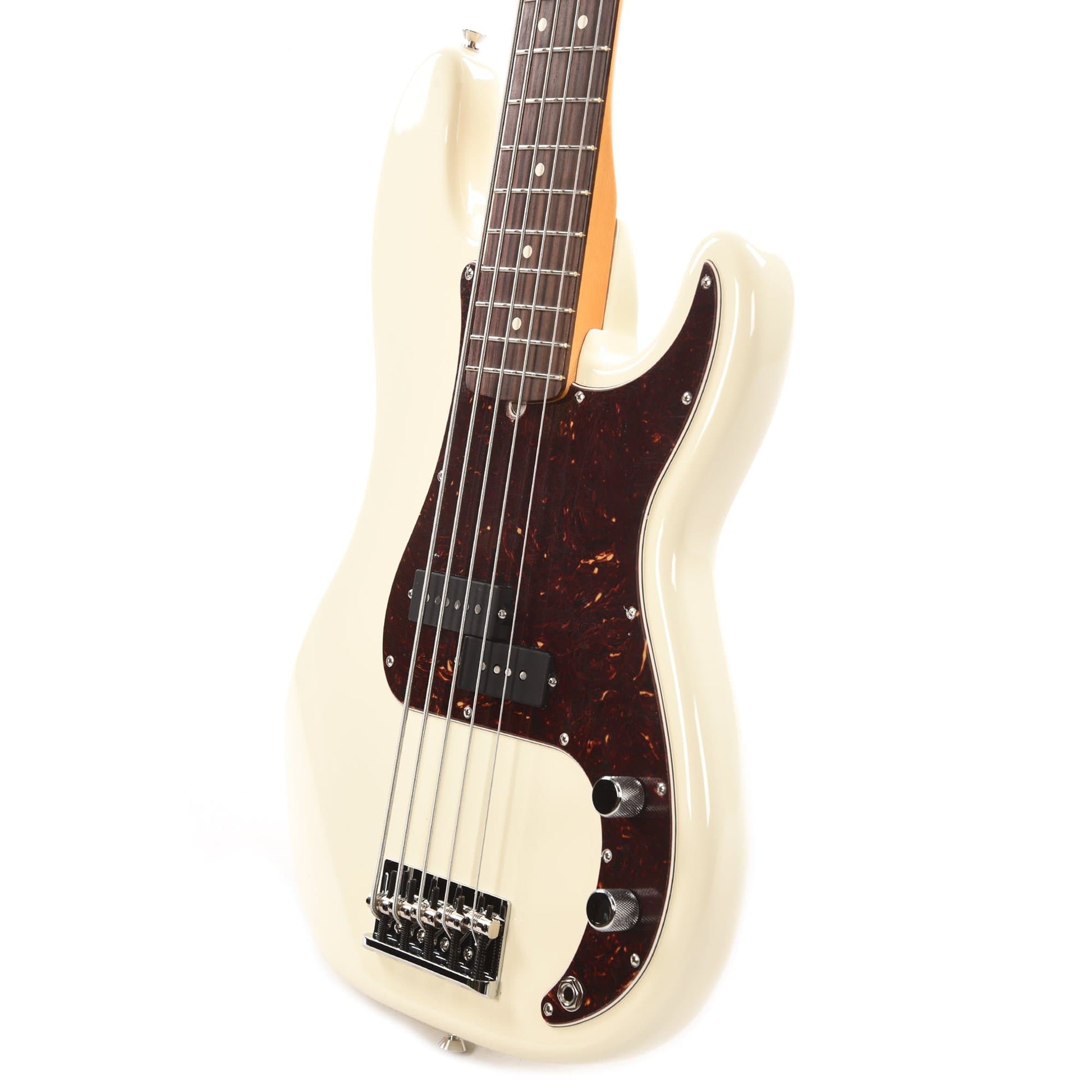 Fender American Professional II Precision Bass V Olympic White Bass Guitars / 5-String or More