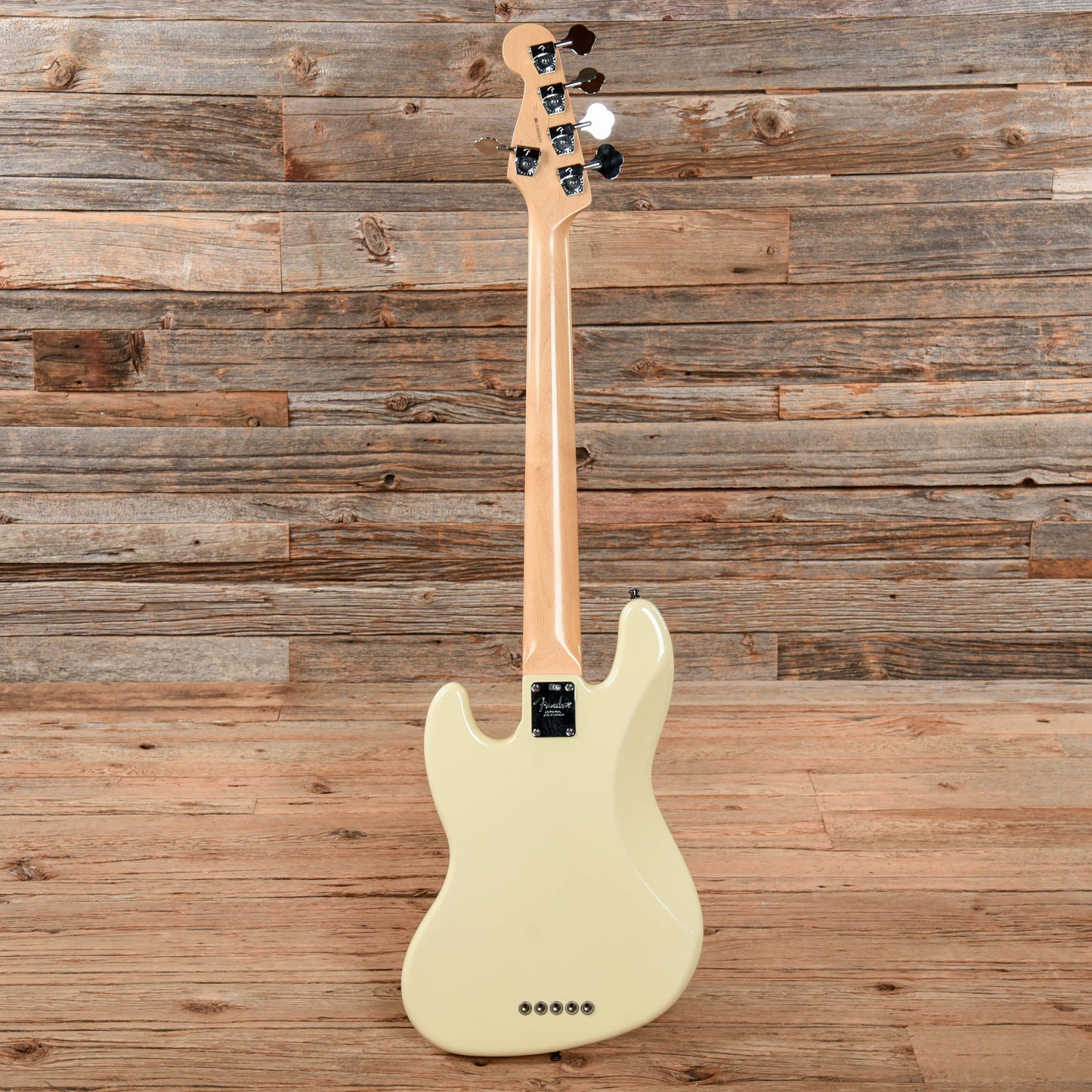 Fender American Standard Jazz Bass V White Bass Guitars / 5-String or More