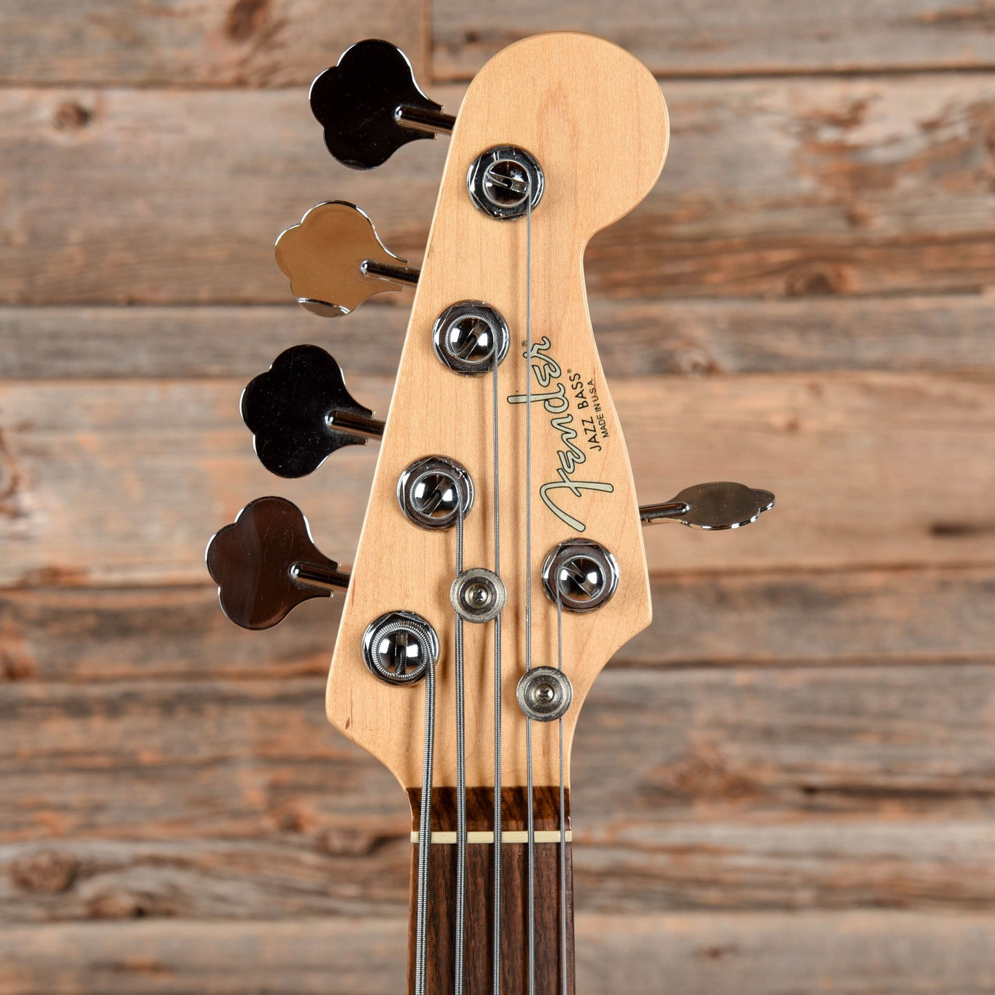 Fender American Standard Jazz Bass V White Bass Guitars / 5-String or More