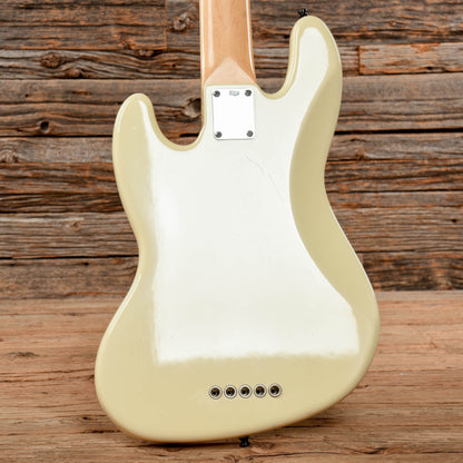 Fender American Standard Jazz Bass V White Bass Guitars / 5-String or More