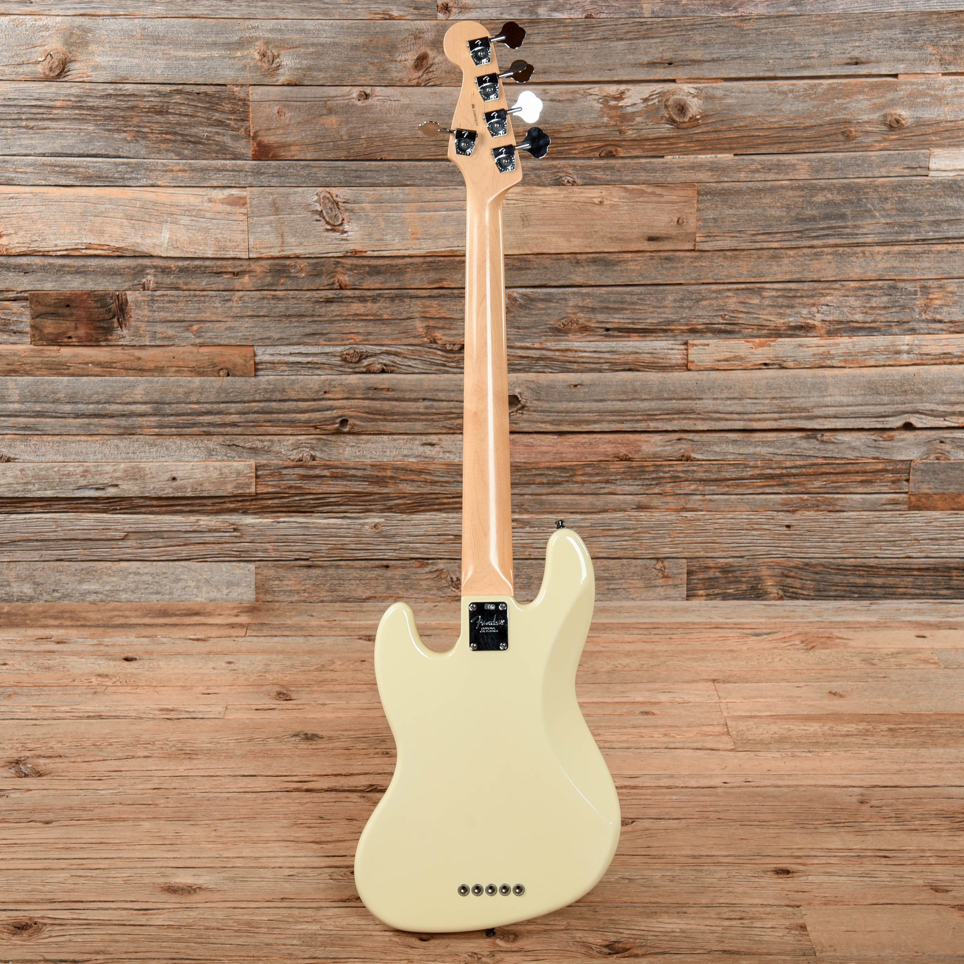 Fender American Standard Jazz Bass V White Bass Guitars / 5-String or More