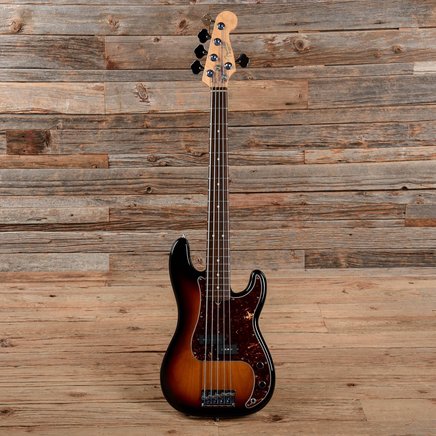 Fender American Standard Precision Bass V Sunburst 2008 Bass Guitars / 5-String or More