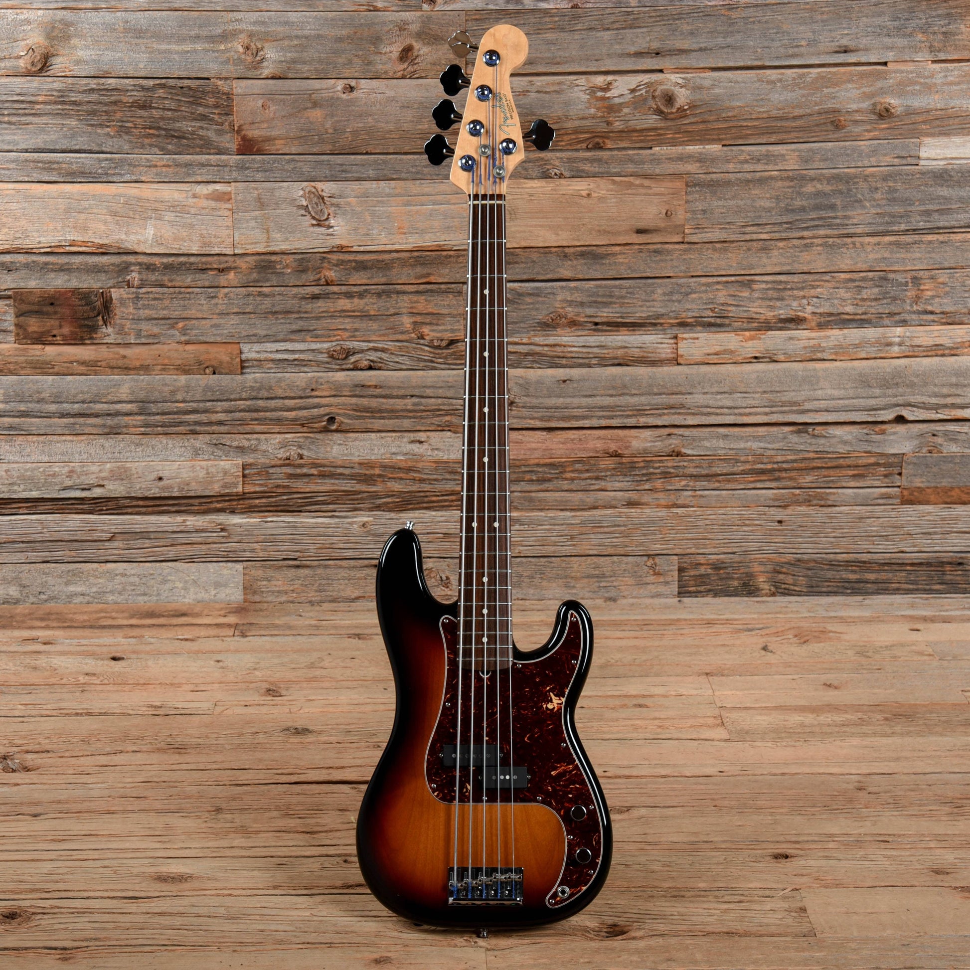 Fender American Standard Precision Bass V Sunburst 2008 Bass Guitars / 5-String or More