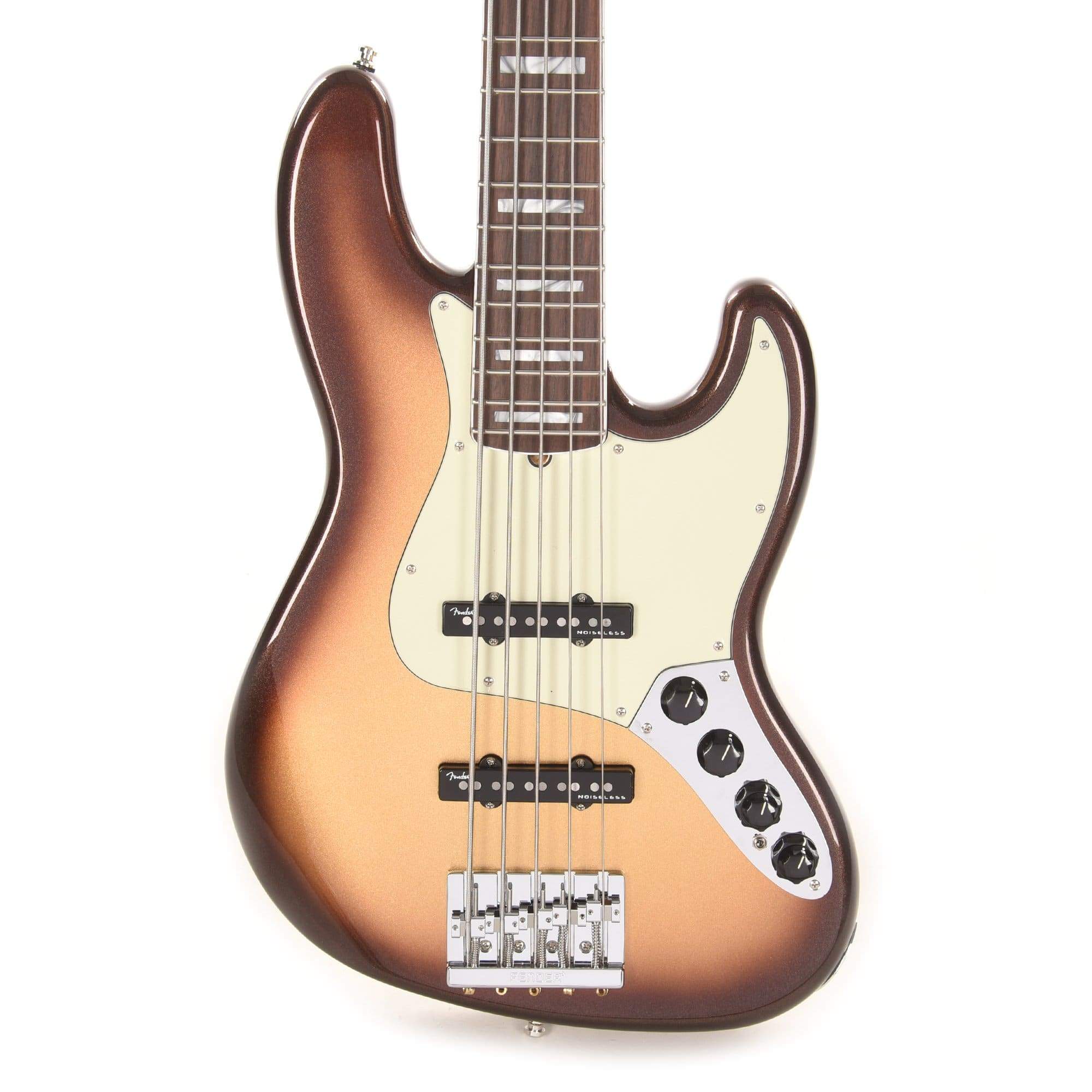 Fender American Ultra Jazz Bass V Mocha Burst – Chicago Music Exchange