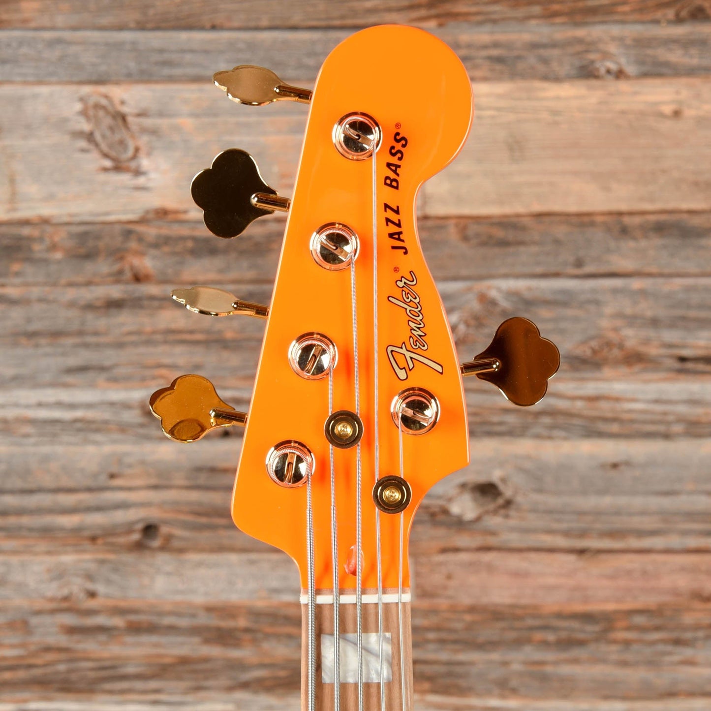 Fender Artist MonoNeon Jazz Bass V Neon Yellow Bass Guitars / 5-String or More