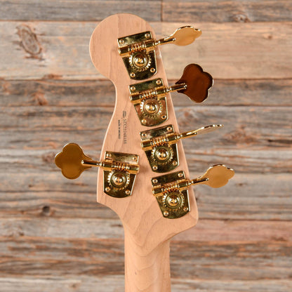 Fender Artist MonoNeon Jazz Bass V Neon Yellow Bass Guitars / 5-String or More