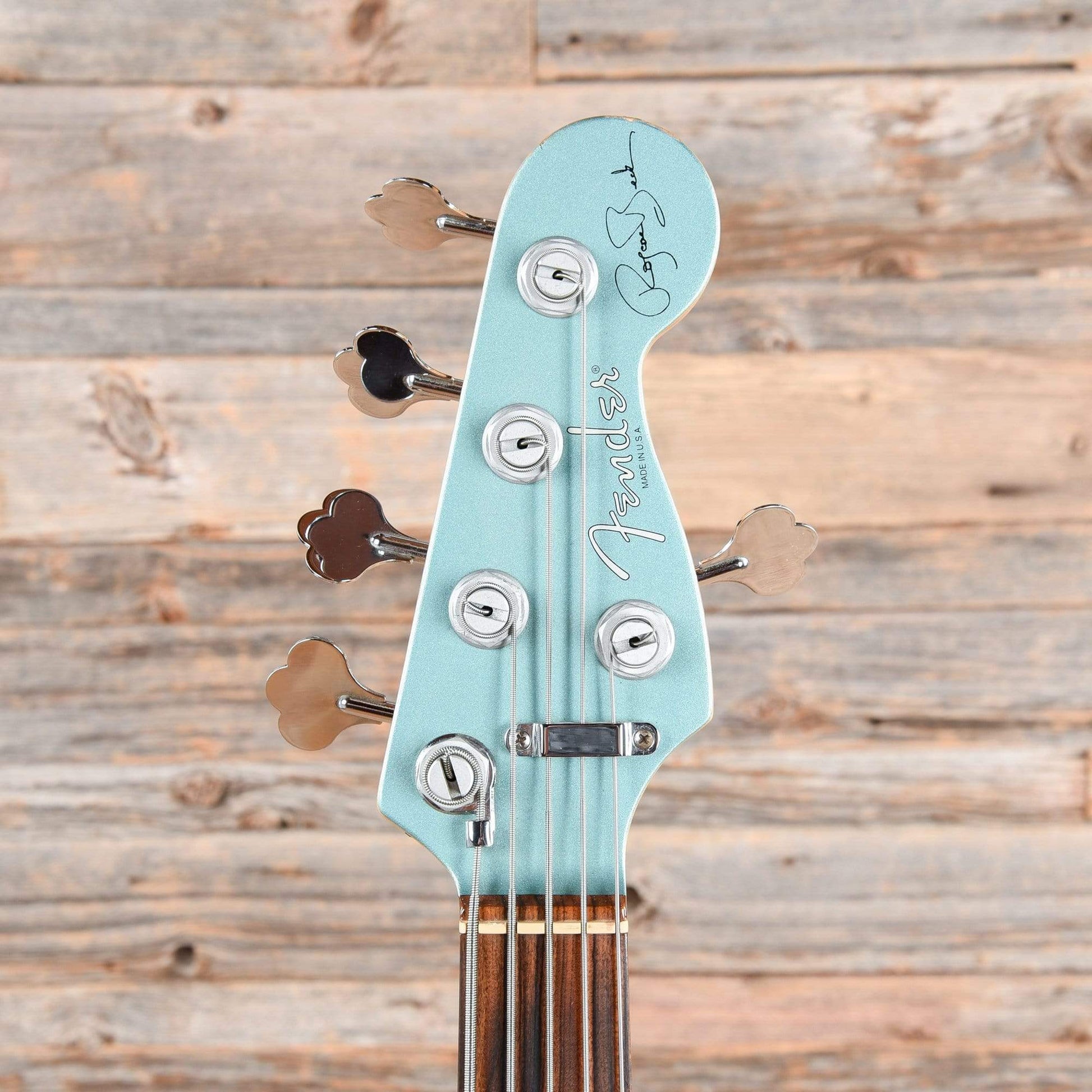 Fender Artist Series Roscoe Beck Signature Bass Teal Green 1999 Bass Guitars / 5-String or More