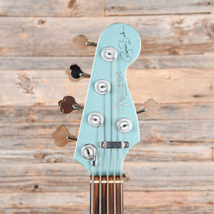 Fender Artist Series Roscoe Beck Signature Bass Teal Green 1999 Bass Guitars / 5-String or More