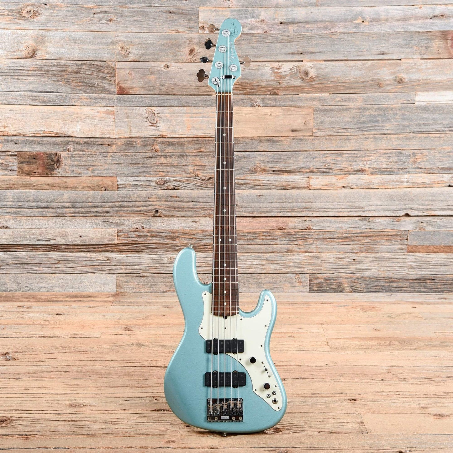 Fender Artist Series Roscoe Beck Signature Bass Teal Green 1999 Bass Guitars / 5-String or More