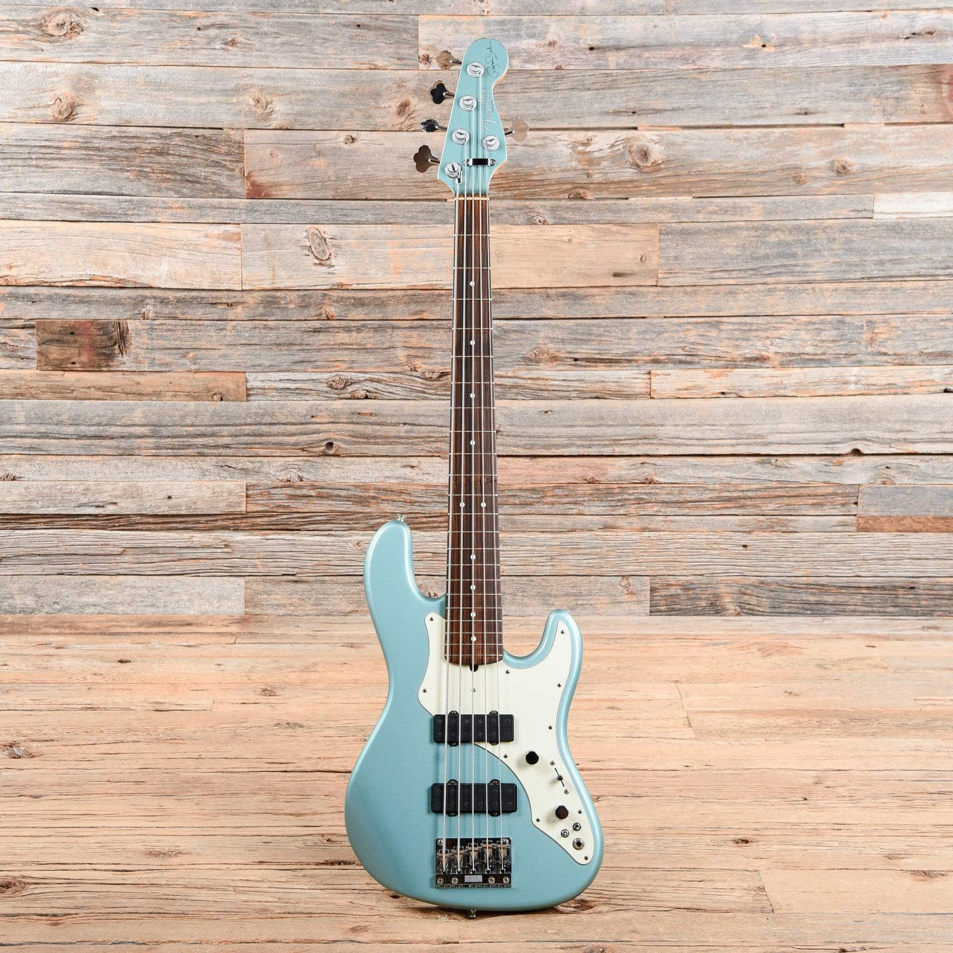 Fender Artist Series Roscoe Beck Signature Bass Teal Green 1999 Bass Guitars / 5-String or More