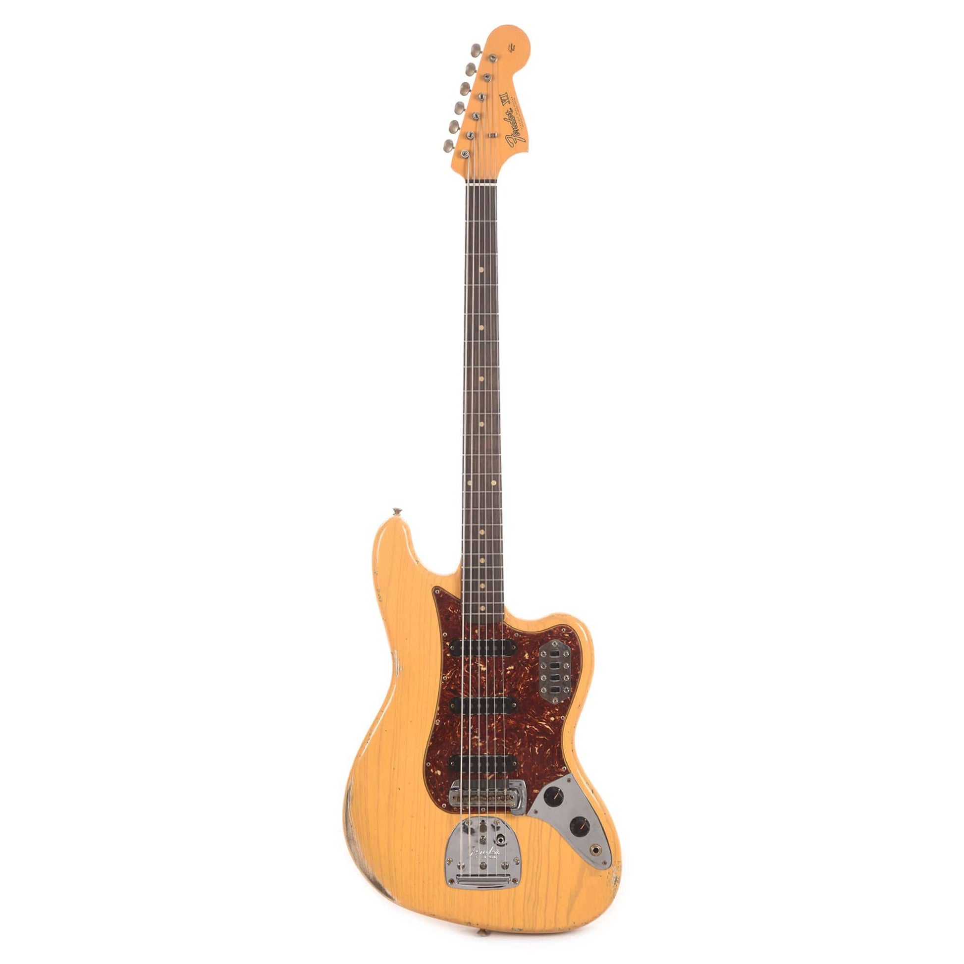 Fender Custom Shop 1962 Bass VI Ash "CME Spec" Relic Butterscotch Blonde w/Tortoise Pickguard Bass Guitars / 5-String or More