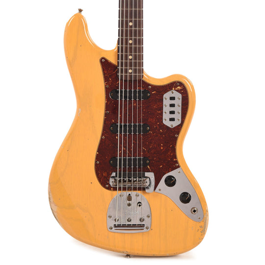 Fender Custom Shop 1962 Bass VI Ash Relic Butterscotch Blonde w/Tortoise Pickguard Bass Guitars / 5-String or More