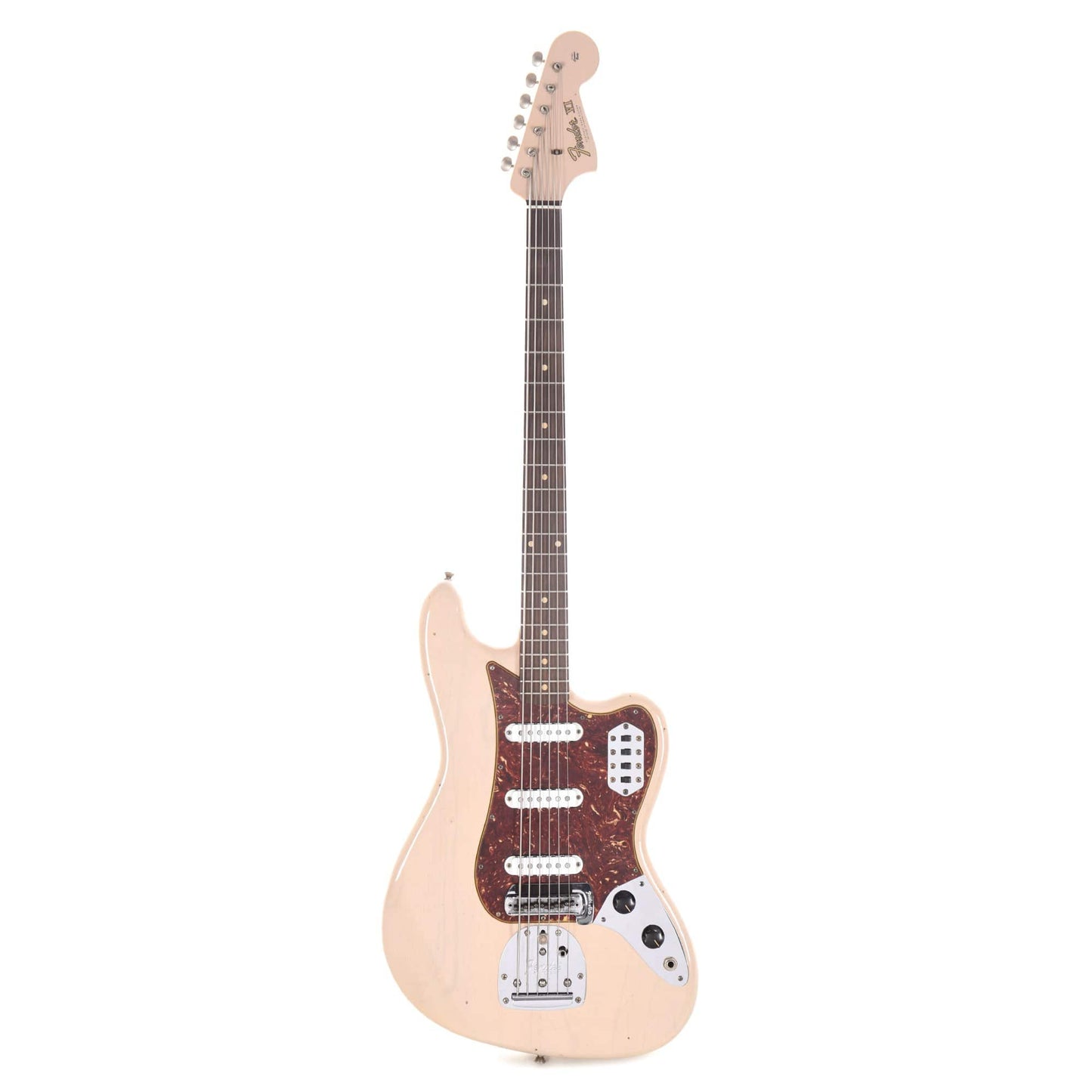 Fender Custom Shop 1962 Bass VI "CME Spec" Journeyman Relic Ash Aged Dirty White Blonde w/Painted Headcap & Lollars Bass Guitars / 5-String or More