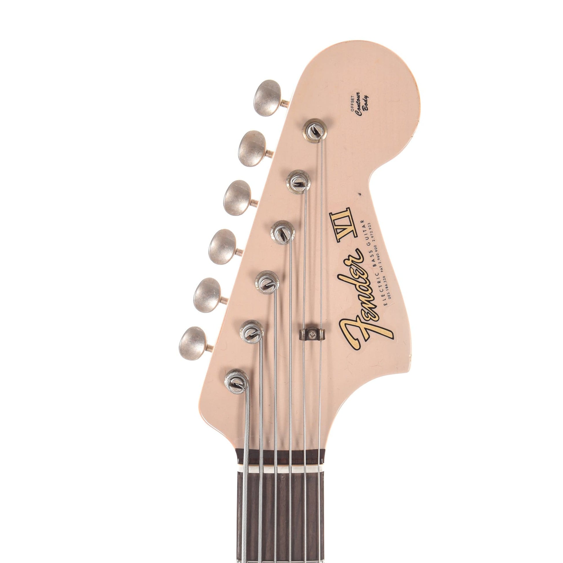 Fender Custom Shop 1962 Bass VI "CME Spec" Journeyman Relic Ash Aged Dirty White Blonde w/Painted Headcap & Lollars Bass Guitars / 5-String or More