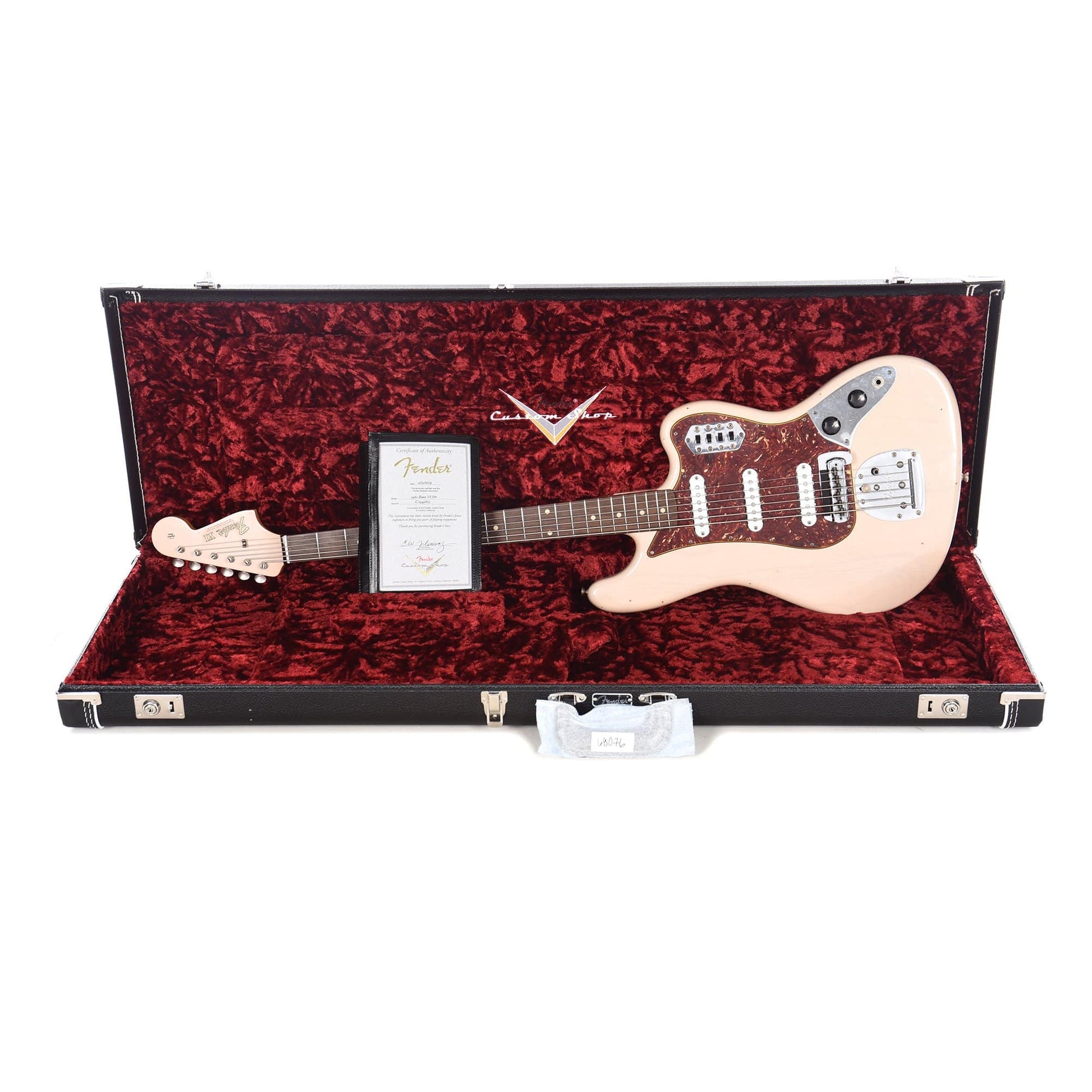Fender Custom Shop 1962 Bass VI "CME Spec" Journeyman Relic Ash Aged Dirty White Blonde w/Painted Headcap & Lollars Bass Guitars / 5-String or More