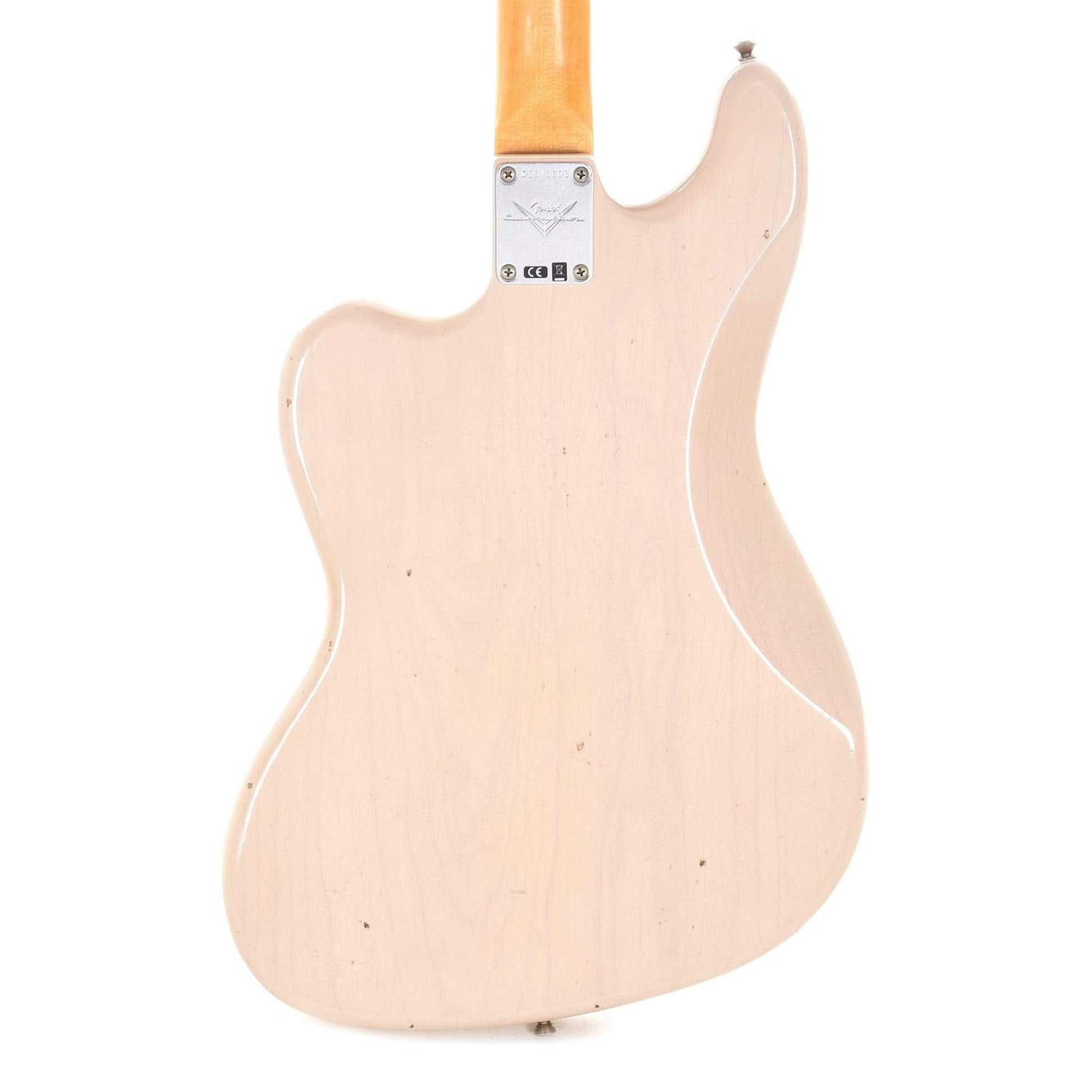Fender Custom Shop 1962 Bass VI "CME Spec" Journeyman Relic Ash Aged Dirty White Blonde w/Painted Headcap & Lollars Bass Guitars / 5-String or More