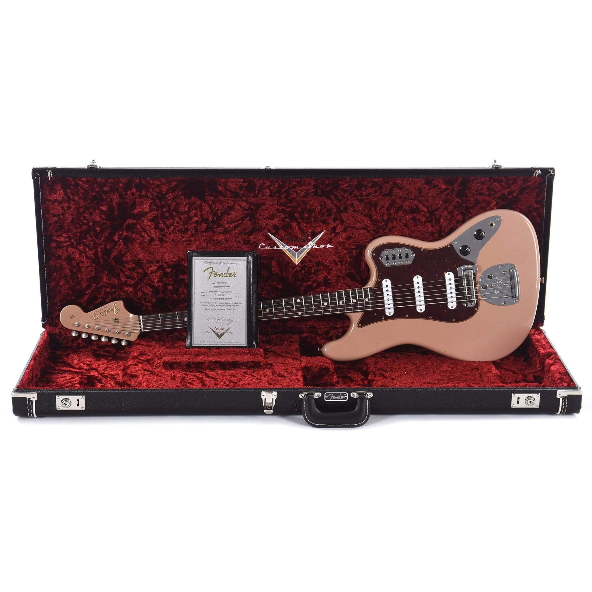 Fender Custom Shop 1962 Bass VI "CME Spec" Journeyman Relic Dirty Shell Pink w/ Lollars Bass Guitars / 5-String or More
