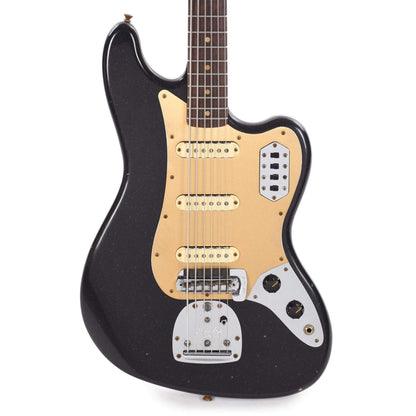 Fender Custom Shop 1962 Bass VI "CME Spec" Journeyman Super Aged Space Dust Black w/Anodized Gold Pickguard Bass Guitars / 5-String or More