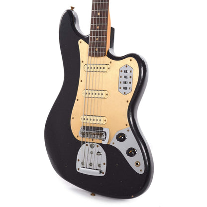 Fender Custom Shop 1962 Bass VI "CME Spec" Journeyman Super Aged Space Dust Black w/Anodized Gold Pickguard Bass Guitars / 5-String or More