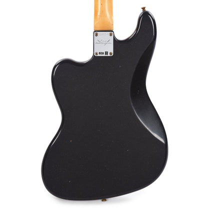 Fender Custom Shop 1962 Bass VI "CME Spec" Journeyman Super Aged Space Dust Black w/Anodized Gold Pickguard Bass Guitars / 5-String or More