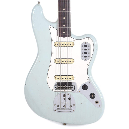 Fender Custom Shop 2019 Time Machine 60s Bass VI Journeyman Relic Aged Sonic Blue Bass Guitars / 5-String or More