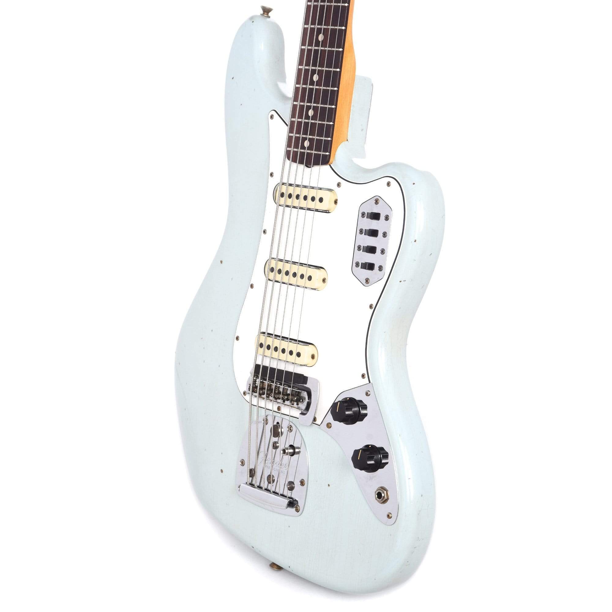 Fender Custom Shop 2019 Time Machine 60s Bass VI Journeyman Relic Aged Sonic Blue Bass Guitars / 5-String or More