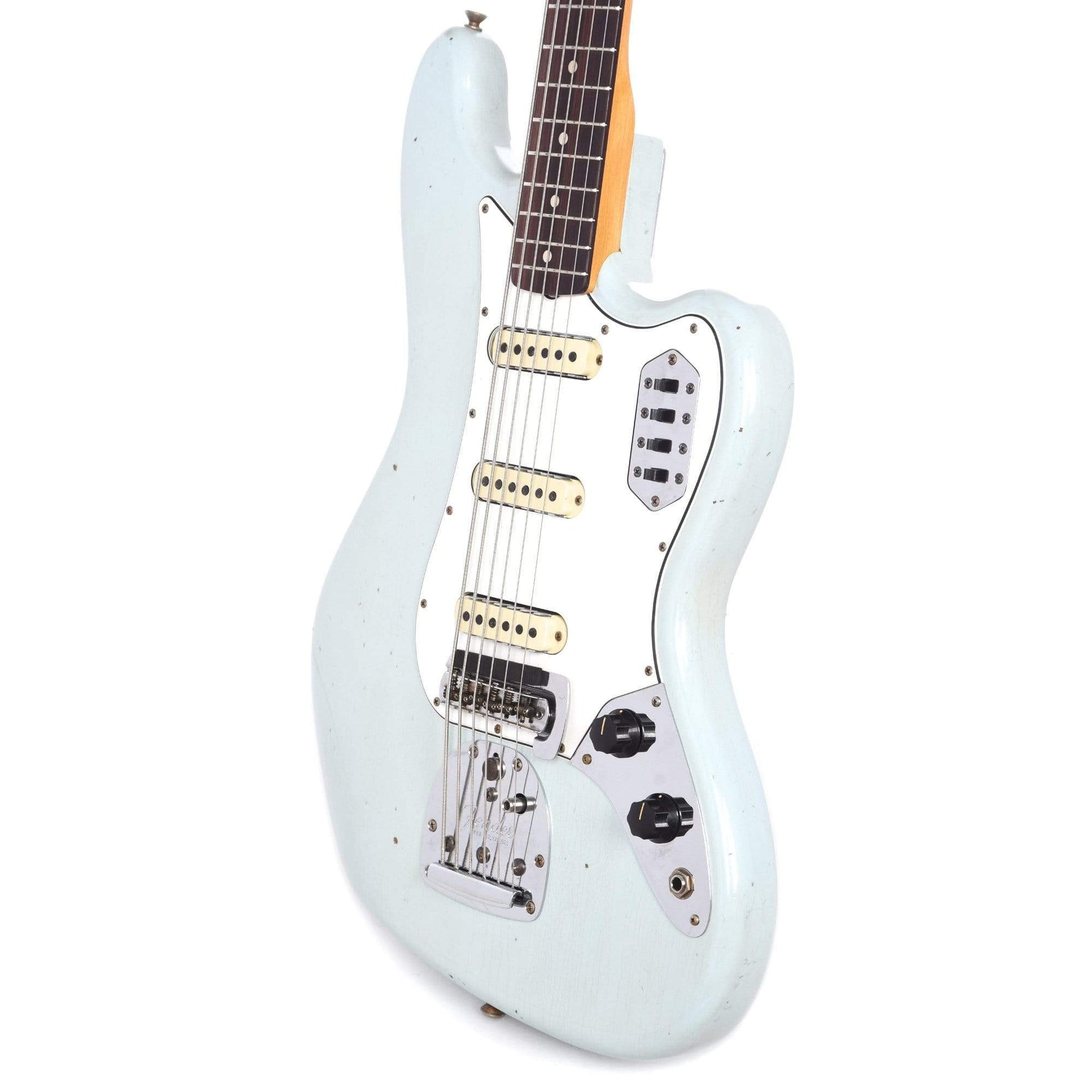 Fender Custom Shop 2019 Time Machine 60s Bass VI Journeyman Relic Aged Sonic Blue Bass Guitars / 5-String or More