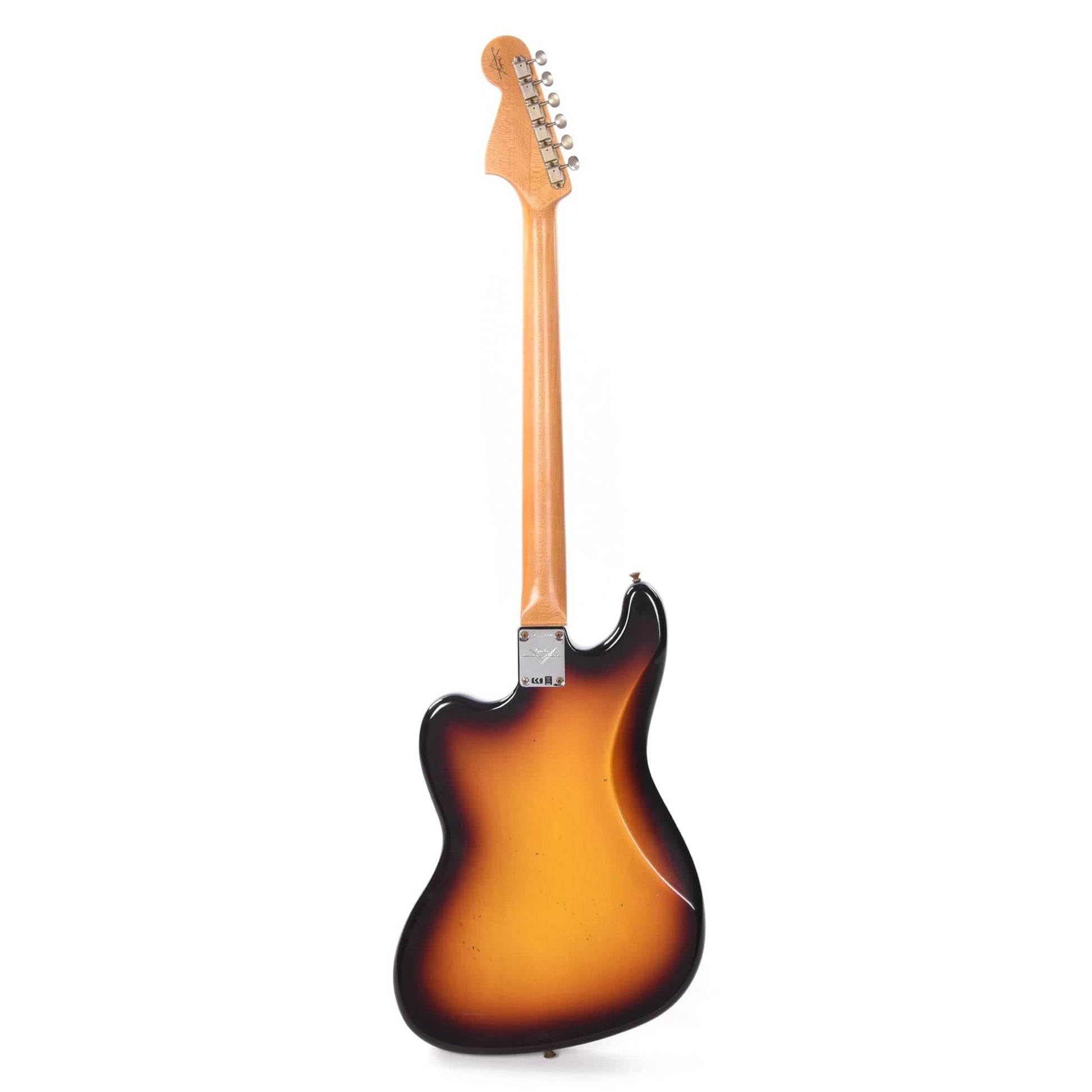 Fender Custom Shop Bass VI Journeyman Relic Aged 3-Color Sunburst Bass Guitars / 5-String or More