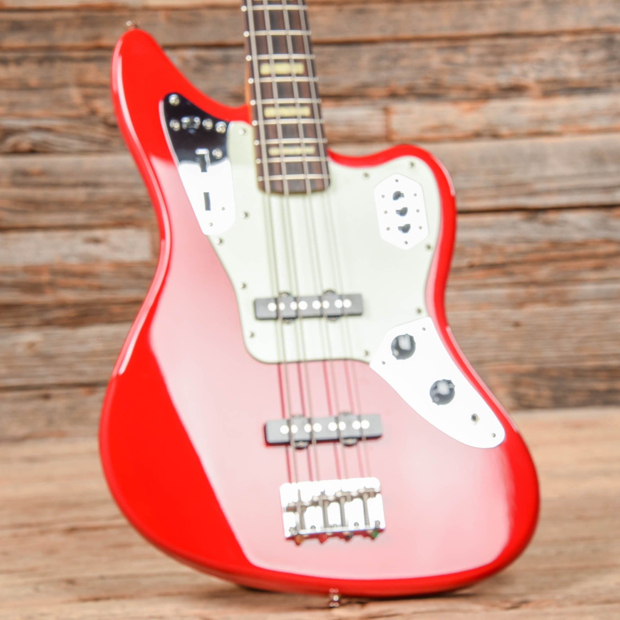 ベース Fender Jaguar Bass Fender Jaguar Bass Hot Rod Red 1995 – Chicago Music Exchange