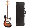 Fender Player Jazz Bass V 5-String 3-Color Sunburst Bundle w/Fender Molded Hardshell Case Bass Guitars / 5-String or More