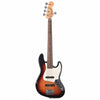 Fender Player Jazz Bass V 5-String 3-Color Sunburst Bundle w/Fender Molded Hardshell Case Bass Guitars / 5-String or More