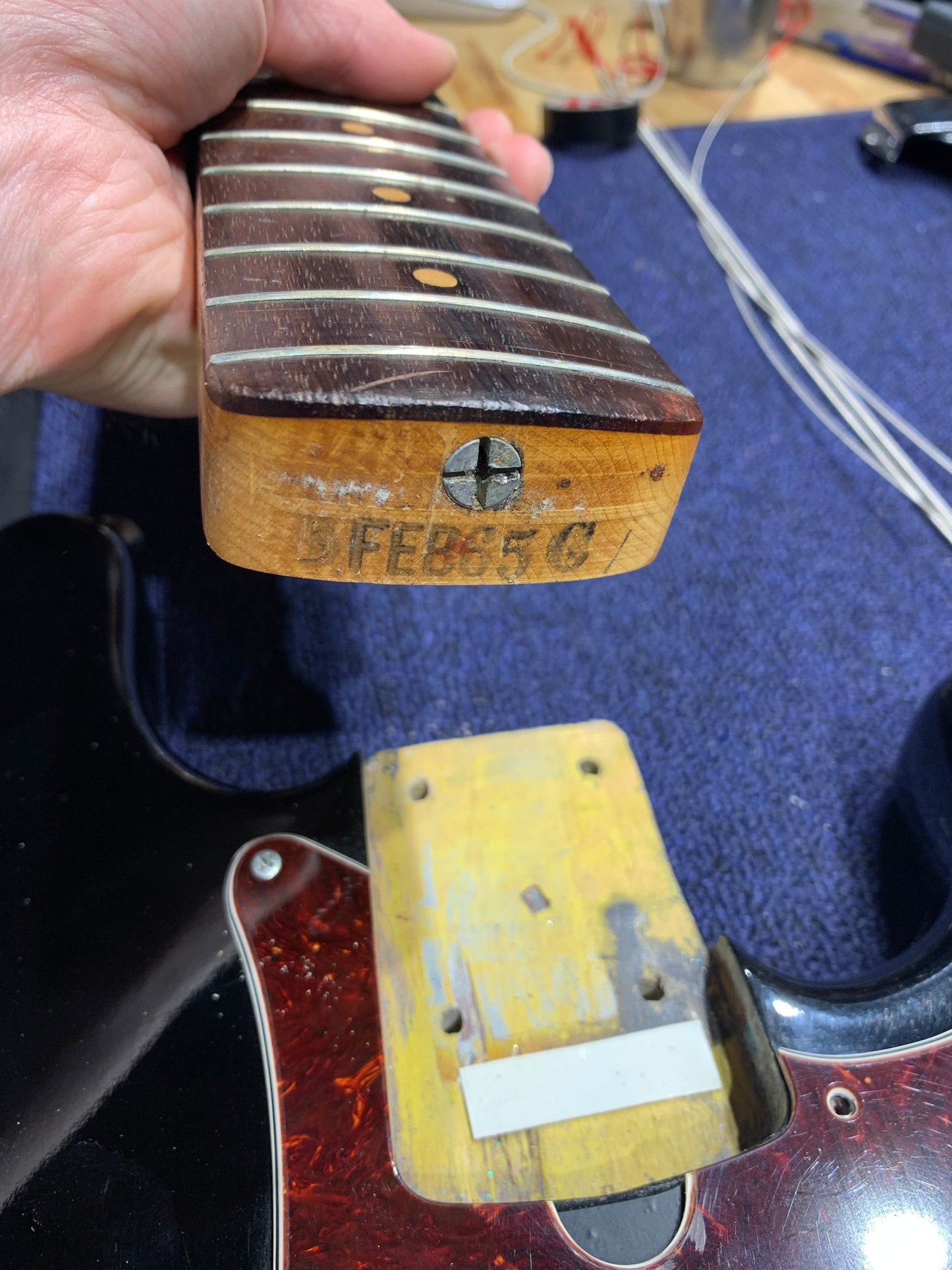 Fender Precision Bass Black Refin 1965 Bass Guitars / 5-String or More