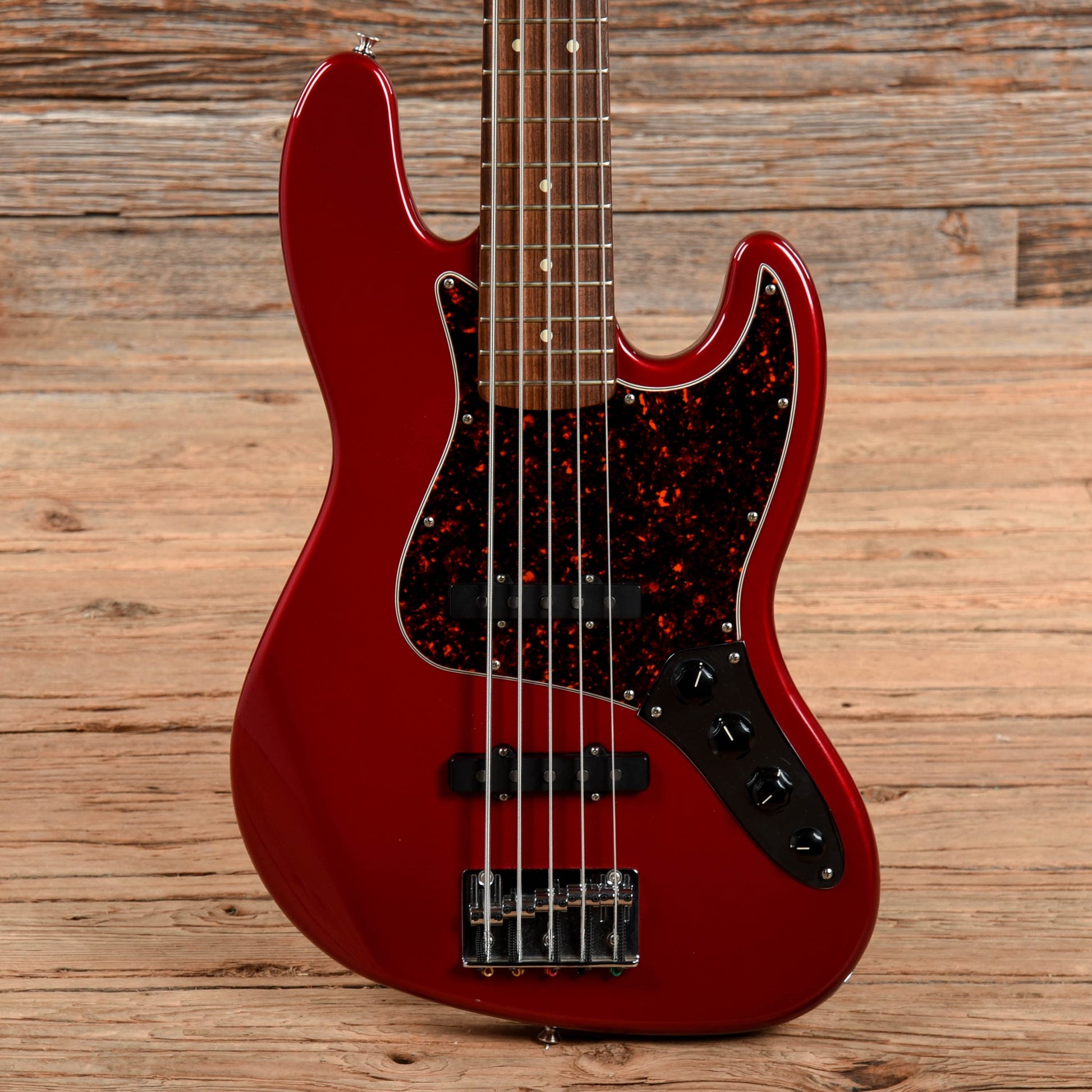 Fender Standard Jazz Bass V Midnight Wine 2002 Bass Guitars / 5-String or More