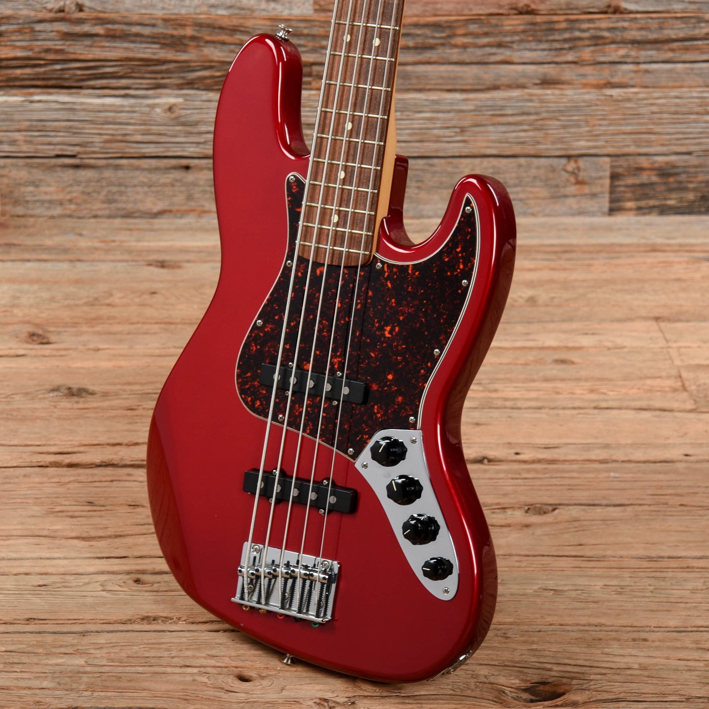 Fender Standard Jazz Bass V Midnight Wine 2002 Bass Guitars / 5-String or More