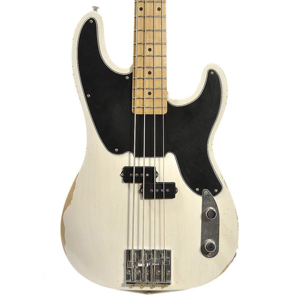 Fender Artist Mike Dirnt Road Worn Precision Bass White Blonde Bass Guitars