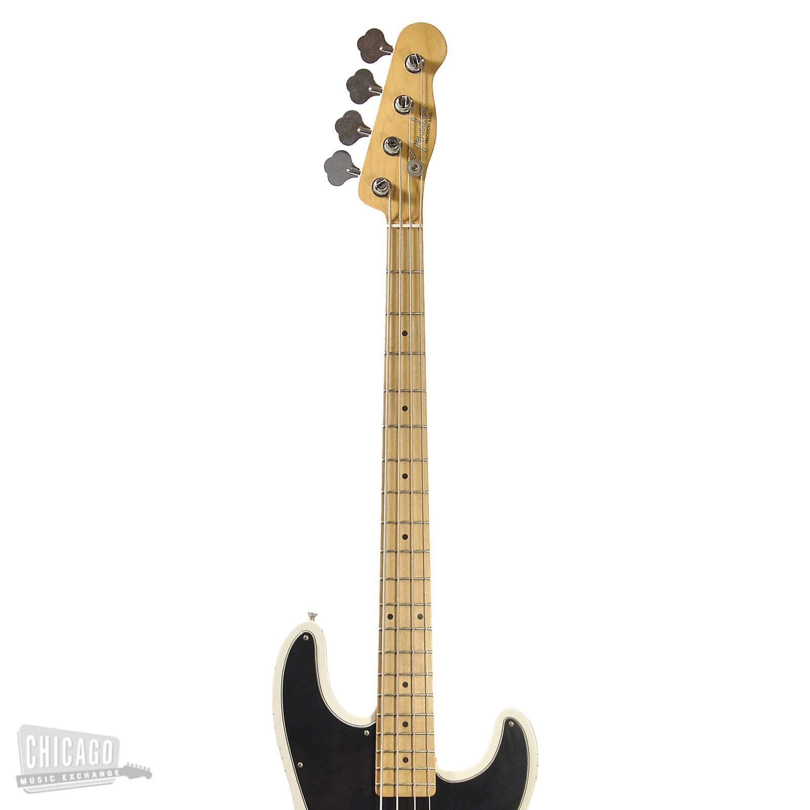 Fender Artist Mike Dirnt Road Worn Precision Bass White Blonde Bass Guitars