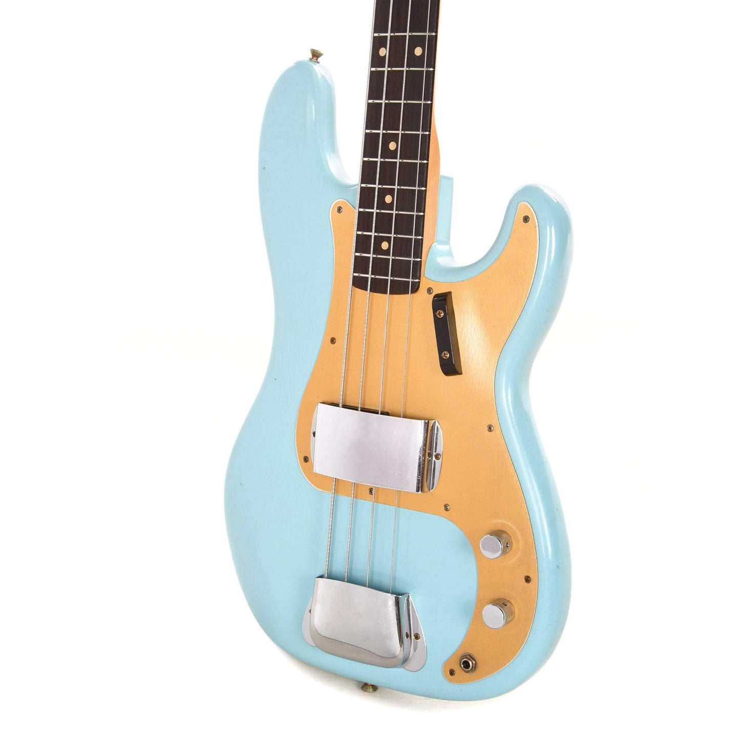 Fender Custom Shop 1959 Precision Bass "CME Spec" Journeyman Relic Aged Daphne Blue Bass Guitars