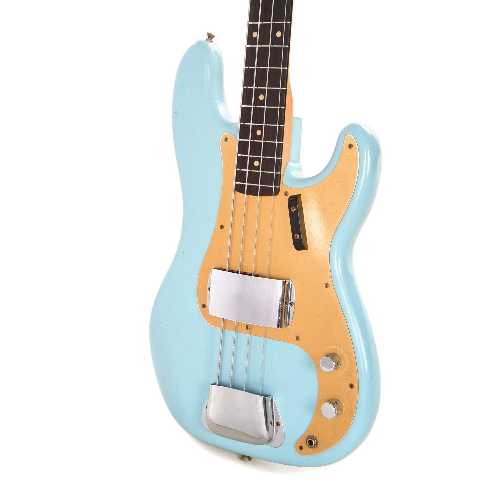 Fender Custom Shop 1959 Precision Bass "CME Spec" Journeyman Relic Aged Daphne Blue Bass Guitars