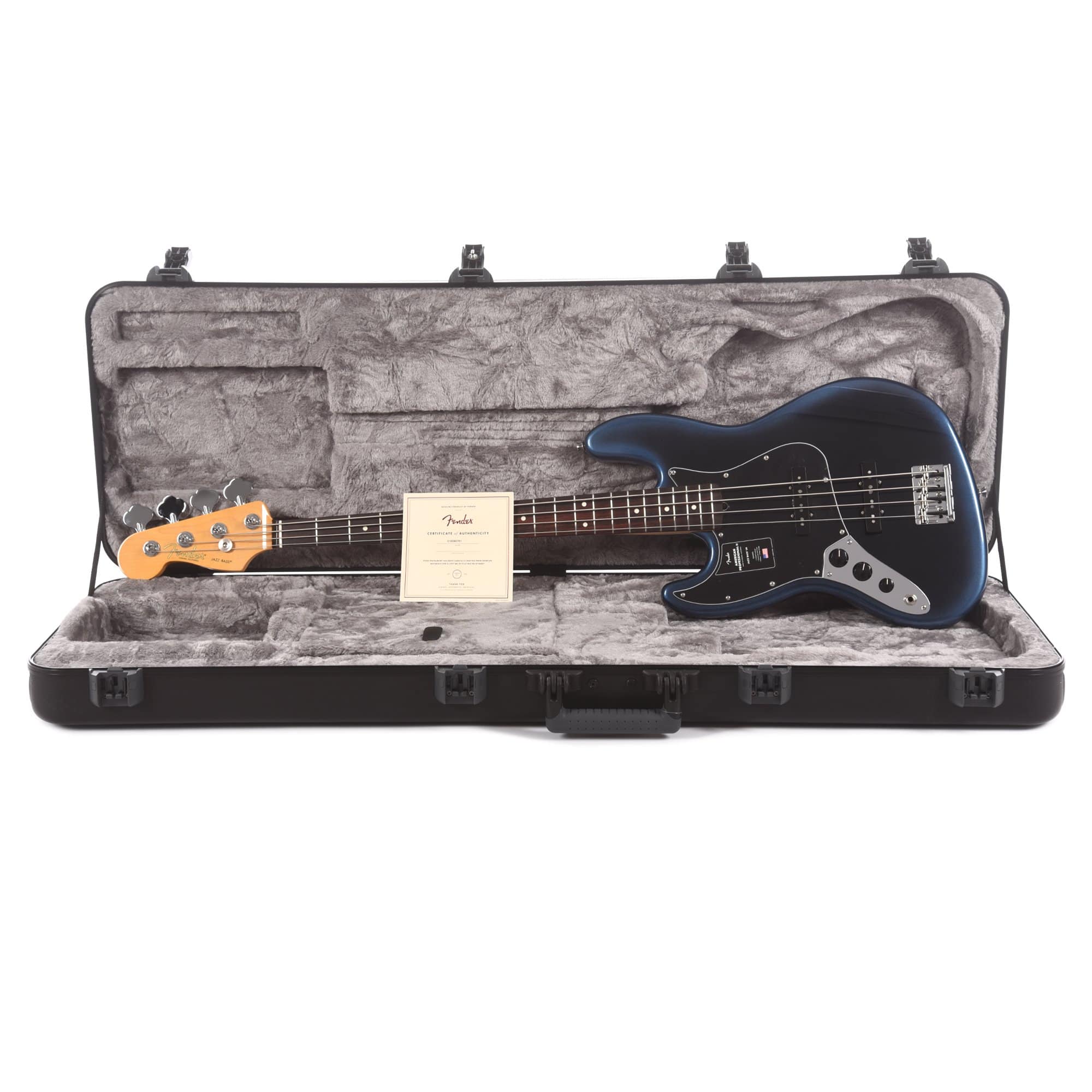 Fender American Professional II Jazz Bass Dark Night LEFTY Bass Guitars / Left-Handed